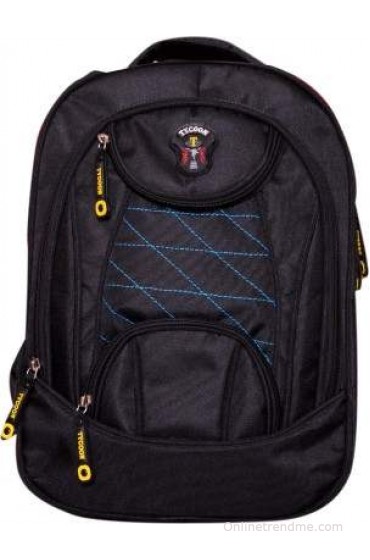 Kraasa Tycoon 15 inch Expandable Laptop Backpack(Black)